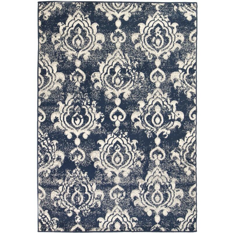 

Alfombra moderna estampado de cachemir beige/azul 120x170 cm