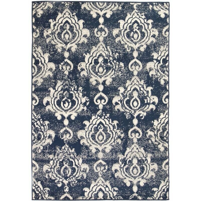 

Alfombra moderna estampado de cachemir beige/azul 140x200 cm