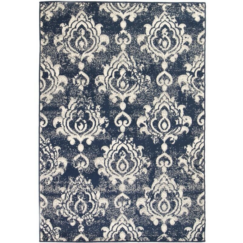

Alfombra moderna estampado de cachemir beige/azul 160x230 cm