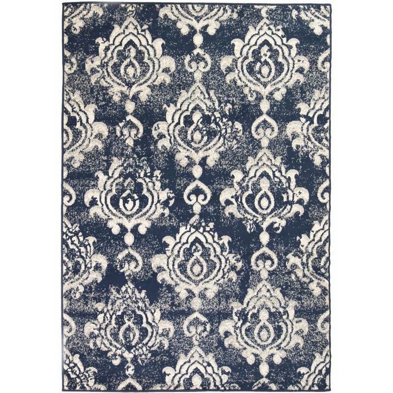 

Alfombra moderna estampado de cachemir beige/azul 80x150 cm