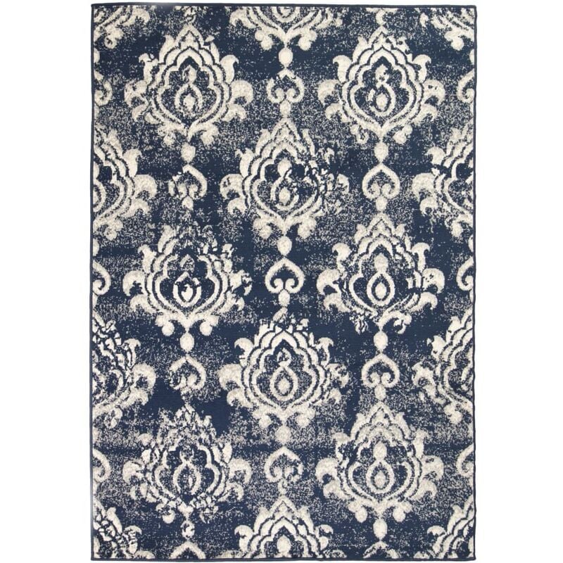 

Alfombra Moderna de Estampado de Cachemir Beige/Azul 80x150 cm - Multicolor - Vidaxl