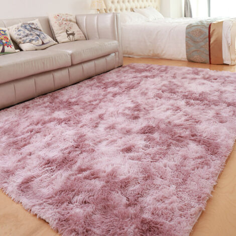 Alfombra moderna grande de 120 x 160 cm, estilo escandinavo, fibra reciclada, resistente a las manchas, antideslizante y duradera.