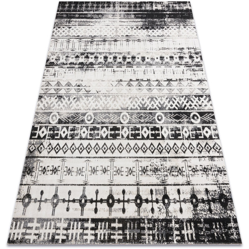 

Rugsx - Alfombra moderna MUNDO E0592 étnico exterior beige / negro Tonos de beige 180x270 cm