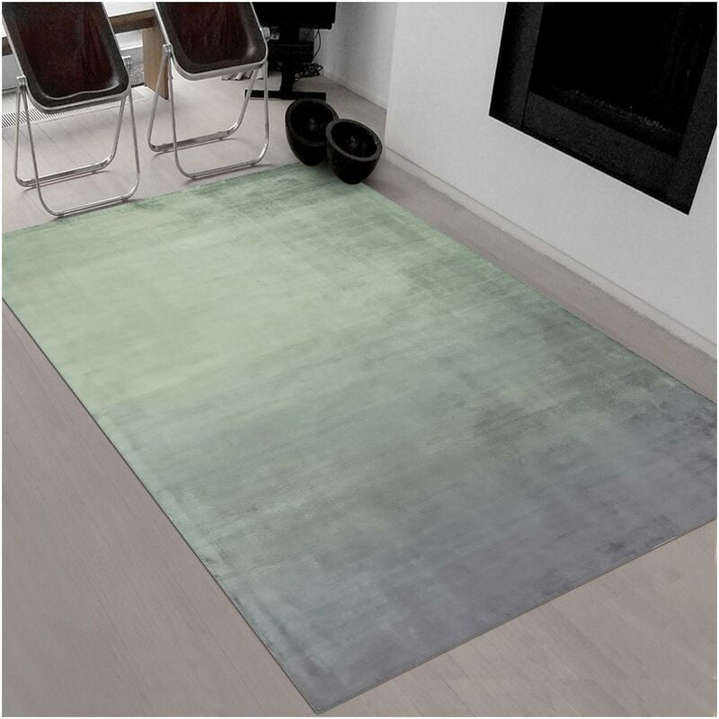 

Designers Guild - Alfombra moderna Savoie Ocean 1A2T en Tencel Green - Vert