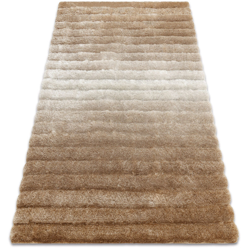 

Rugsx - Alfombra moderno FLIM 007-B2 lanudo, Rayas - Structural beige Tonos de beige 160x220 cm