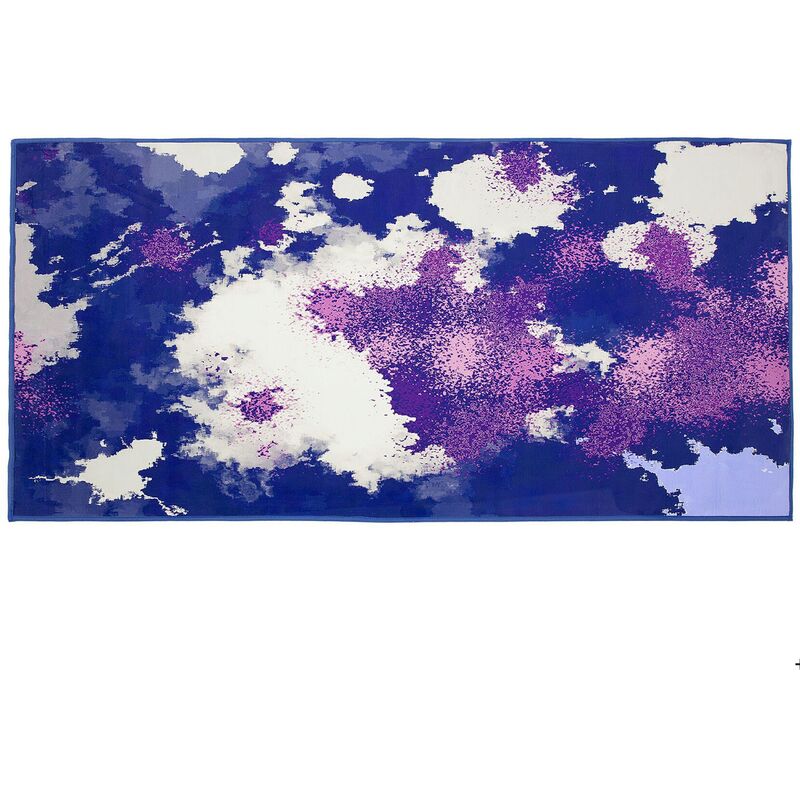 

Alfombra multicolor tonos violetas 80x150 cm KADIRLI