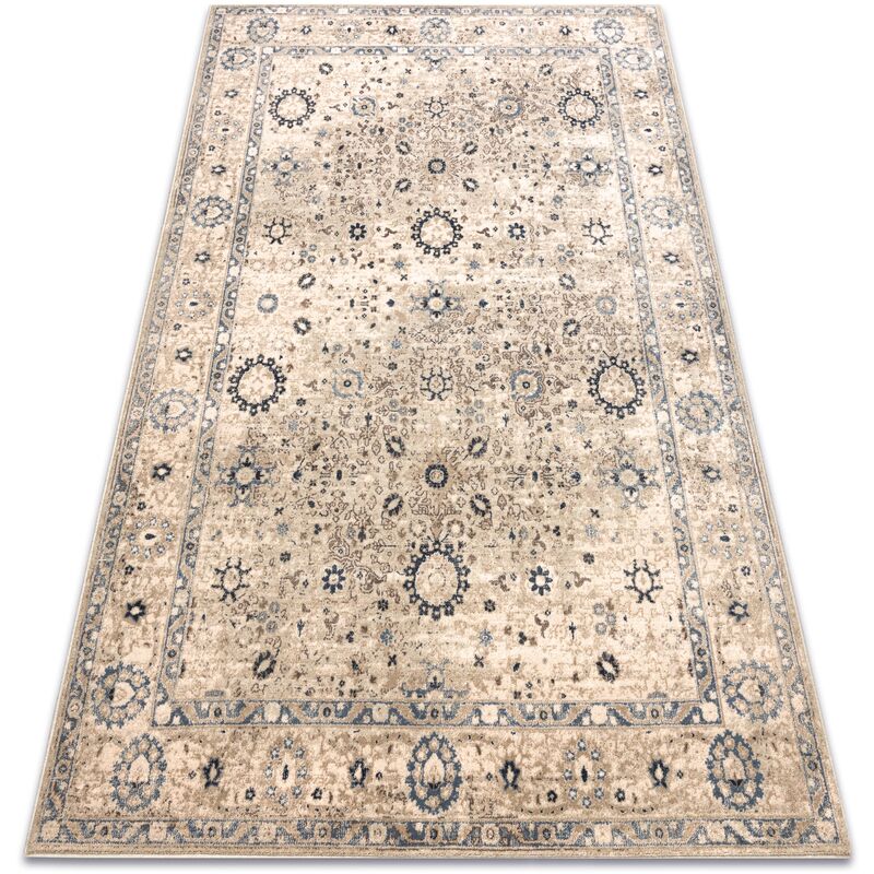 

Rugsx - Alfombra NAIN Marco ornamento vintage 7586/50935 beige / azul oscuro 160x230 cm