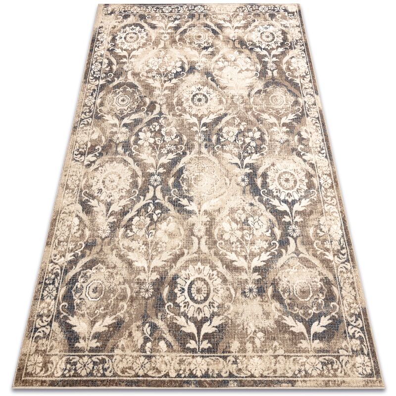 

Rugsx - Alfombra NAIN Ornamento vintage 7601/50977 beige / azul oscuro Tonos de beige 200x300 cm