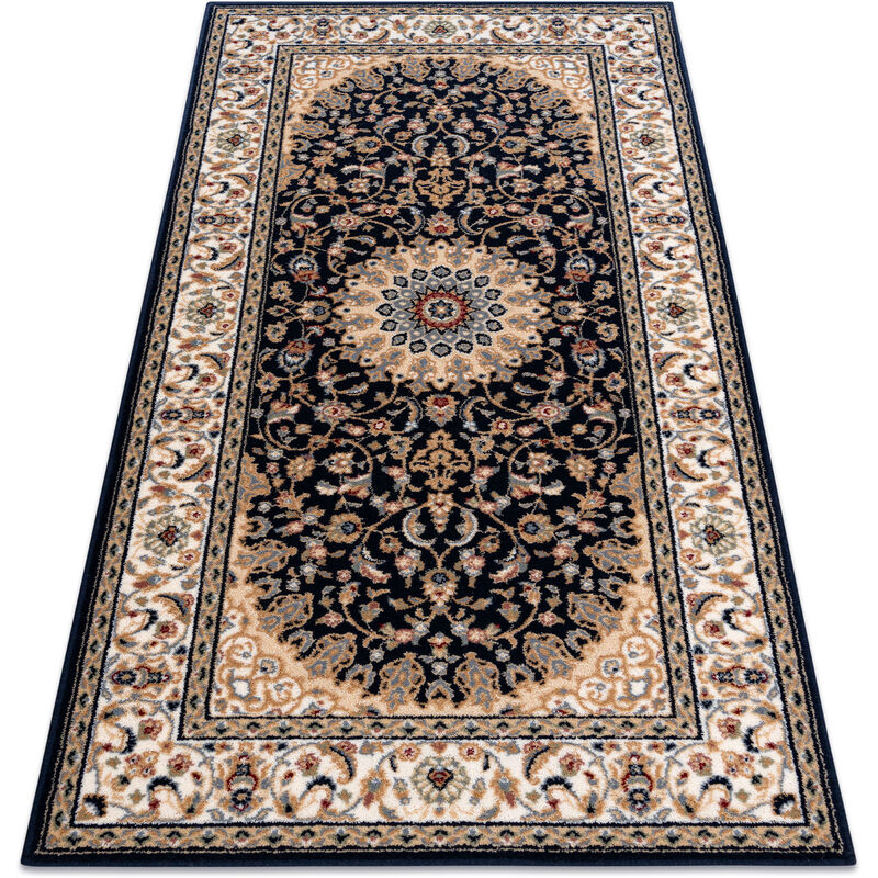 

Rugsx - Alfombra NAIN Rosetón, marco 7177/51011 beige / negro Negro 120x170 cm