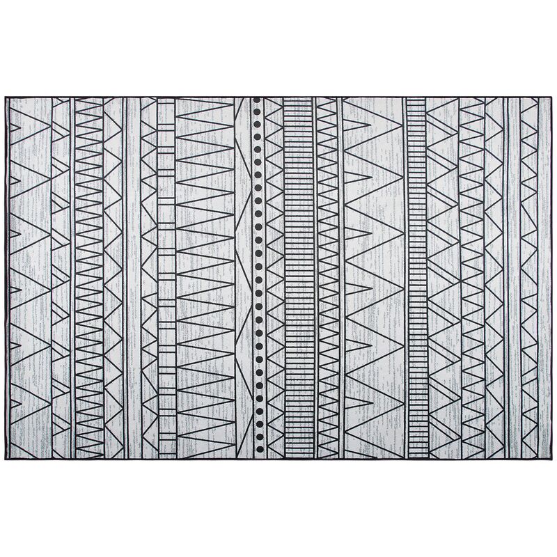 

Alfombra negra/gris 140x200 cm KEBAN