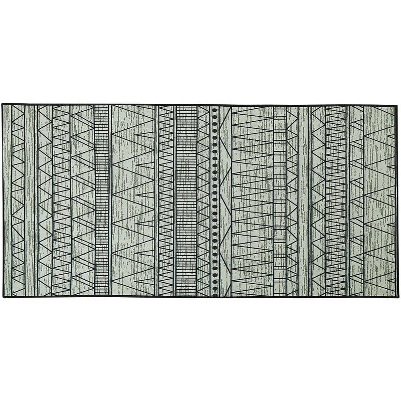 

Alfombra negra/gris 80x150 cm KEBAN