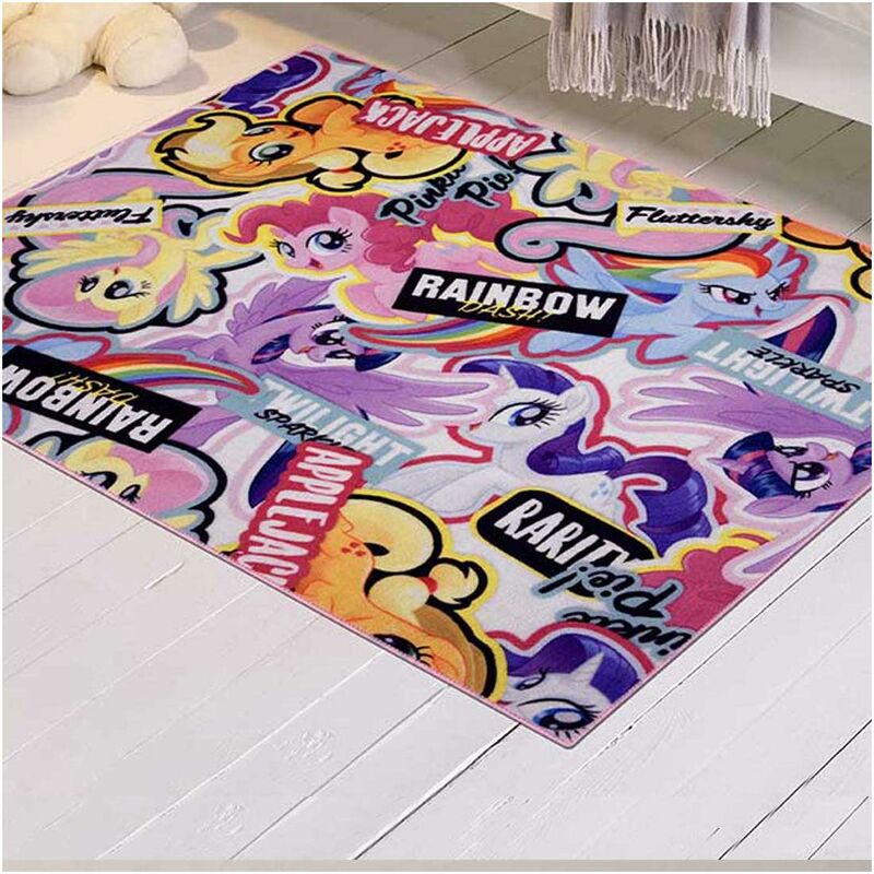 

My Little Pony Child Carpet 01 Mejores Ponías de Nylon Multicolor - Multicolore