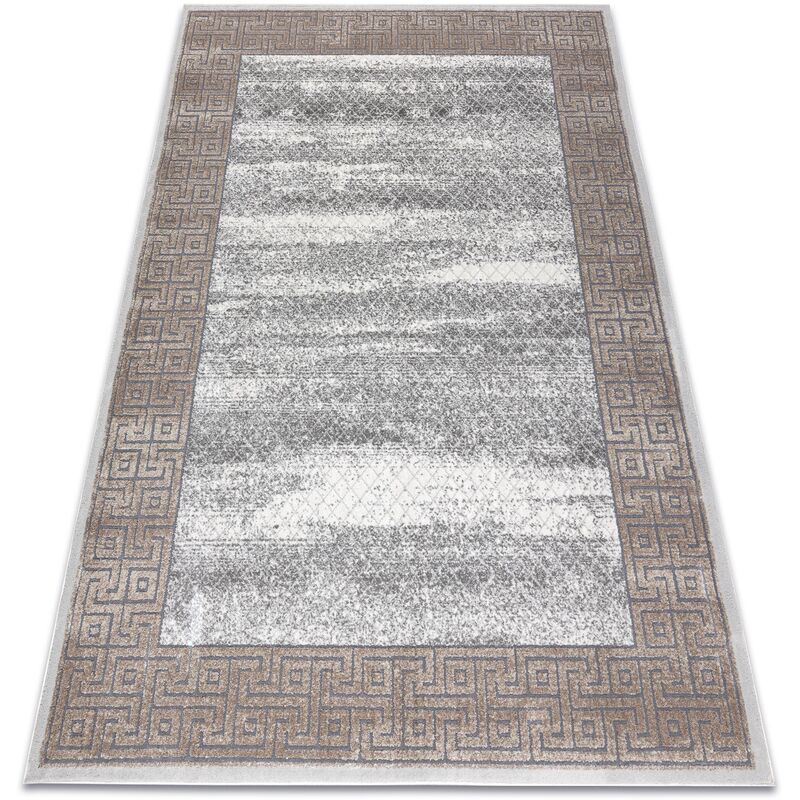 

Rugsx - Alfombra NOBLE moderna 1512 67 Marco, griego vintage - Structural dos niveles de vellón crema / beige Tonos de beige 160x220 cm