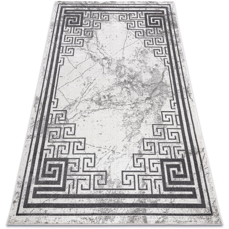 

Rugsx - Alfombra NOBLE moderna 1517 65 Marco, griego, mármol - Structural dos niveles de vellón crema / gris Tonos de gris y plata 240x330 cm