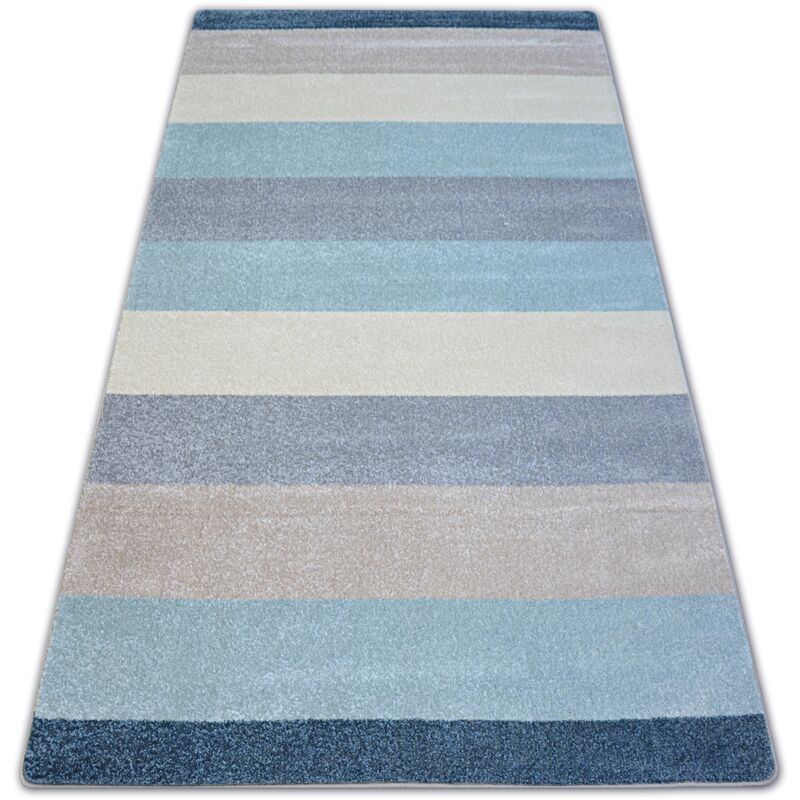 

Alfombra NORDIC Rayas crema/azul G4577 Blanco 180x270 cm