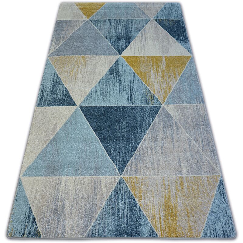 

Alfombra NORDIC Triángulo azul/crema G4584 Tonos de azul 140x190 cm