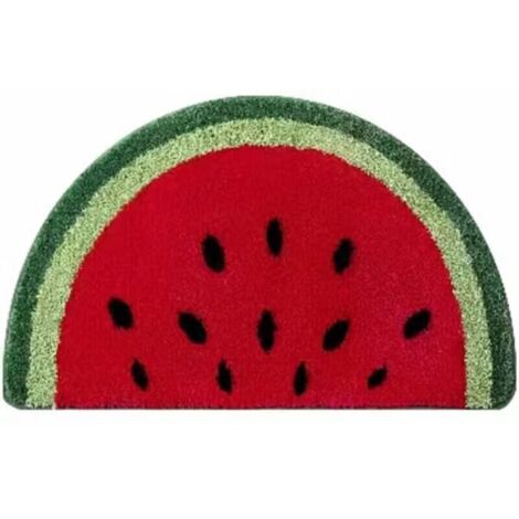 Alfombra novedosa con estampado similar al cachemir, diseño irregular en forma de fruta, antideslizante y refrescante - Fruit 14