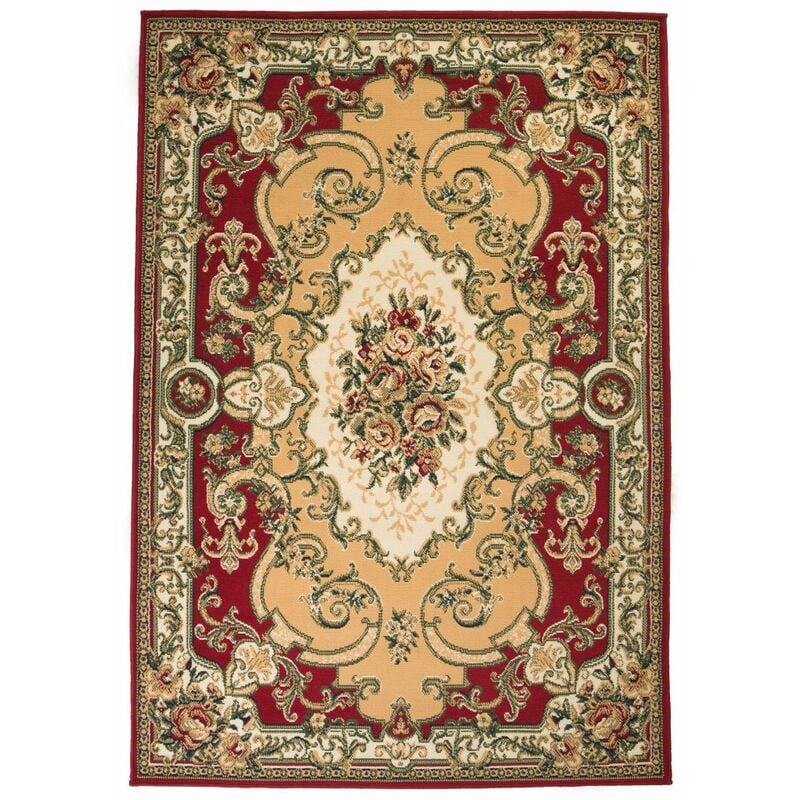 

Alfombra oriental roja/beige 120x170 cm