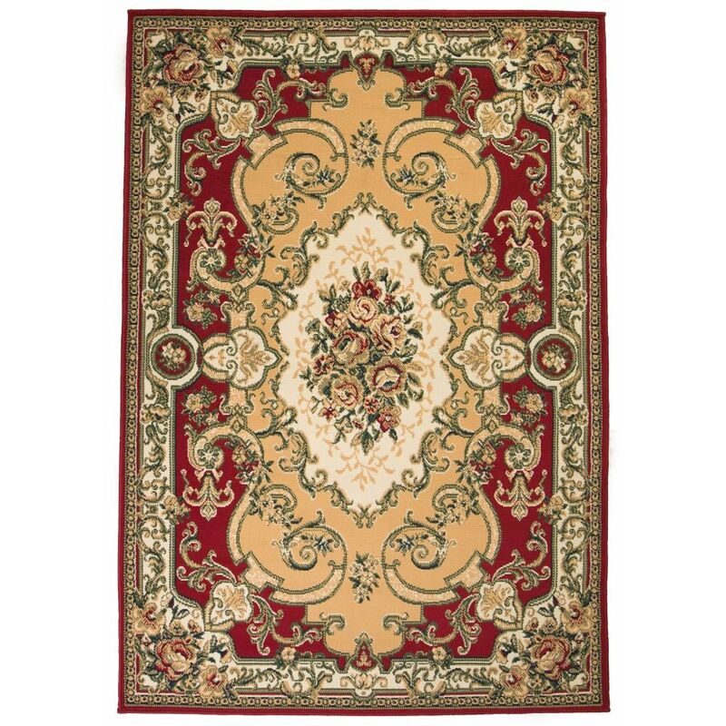 

Alfombra oriental roja/beige 160x230 cm
