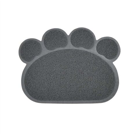 Alfombra para arena de gatos: impermeable, antideslizante, resistente a los olores, lavable con agua jabonosa, 45 x 60 cm