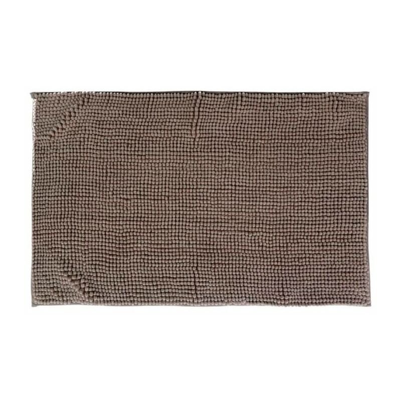 

Alfombra chenilla poliéster baño 50x80cm Color TAUPE