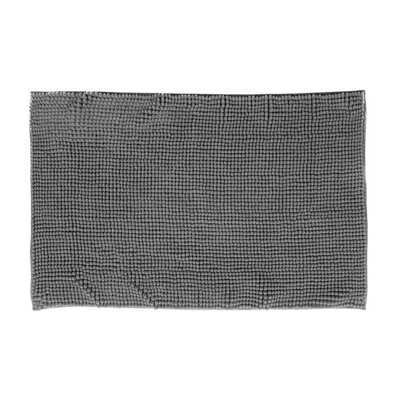 

Alfombra chenilla poliéster baño 50x80cm Color GRIS