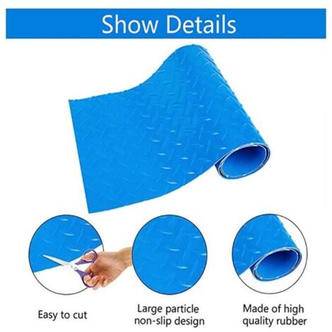 Alfombra para escalera de piscina, 23 × 60 cm, alfombra texturizada antideslizante, alfombra para escalera de piscina, alfombra antideslizante para escalera de piscina