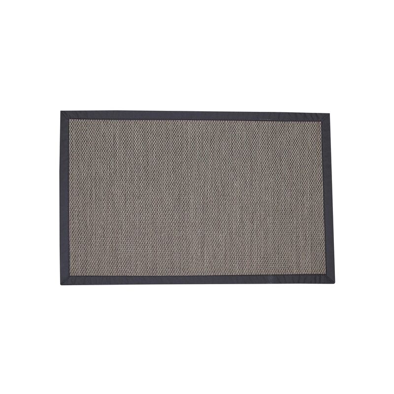 

LIVING FIBRAS - Alfombra Tejido de vinilo Marrón NEW 60 x 90 cm