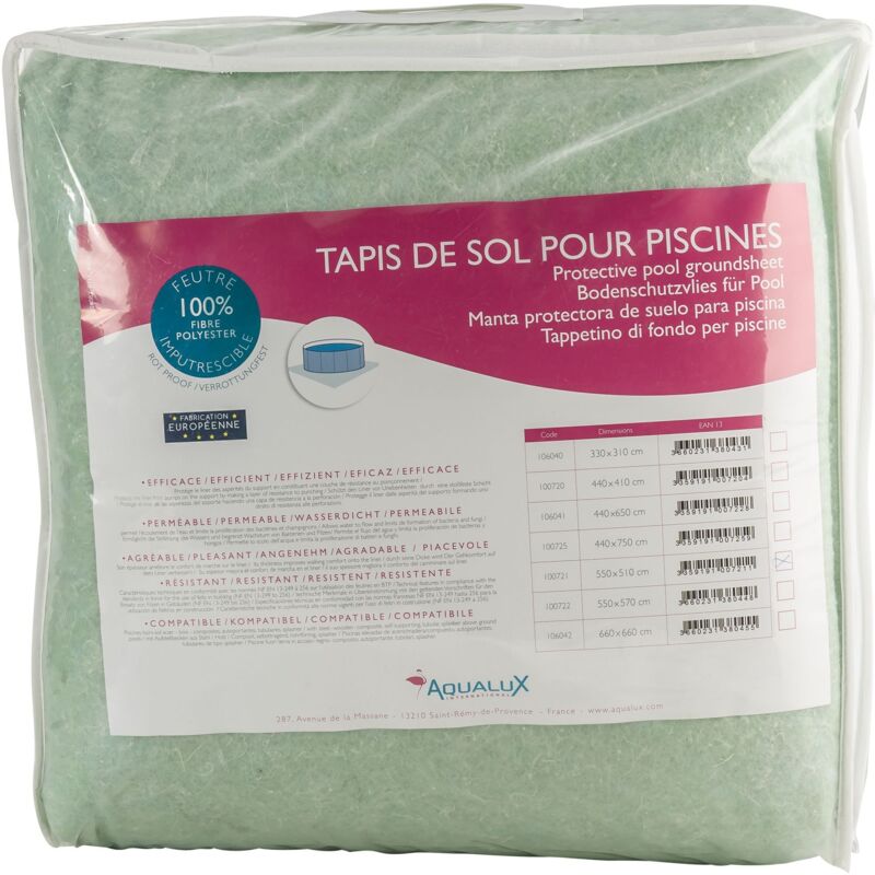

Alfombra para piscina 120gr - 510 x 550 cm