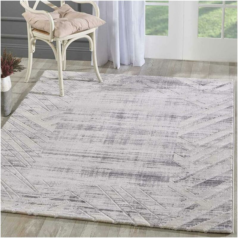 

Alfombra para sala de estar Khy Niven Alfombras Sala de estar o habitación en UnAmourDeTapis - Gris