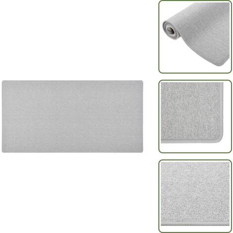 Alfombra para salón - vidaXL Alfombra de pasillo gris claro 80x150 cm - Alfombra para dormitorio