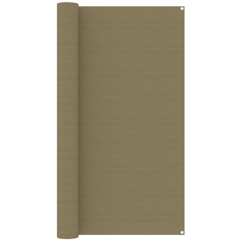 

Alfombra para tienda de campana gris taupe 200x400 cm