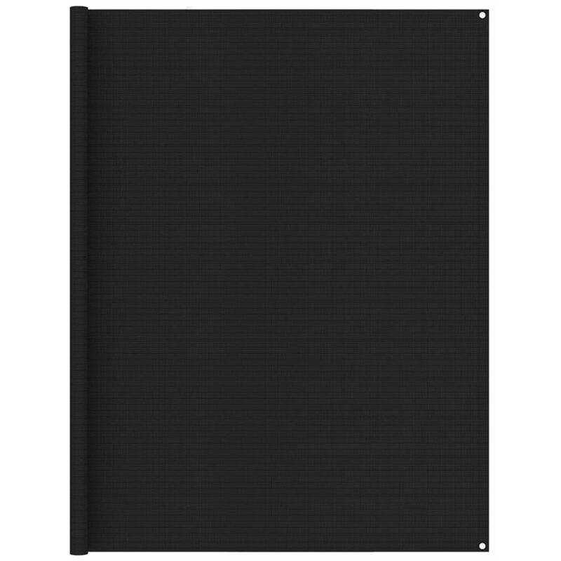 

Alfombra para tienda de campana negro 250x600 cm