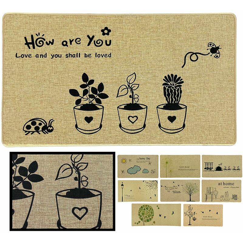 

Alfombra Pasillera Interior 40X70 Flowers, Alfombra Verona, Ideal Para Decoración En Interior O Exterior, Gran Calidad De Material Y Acabado