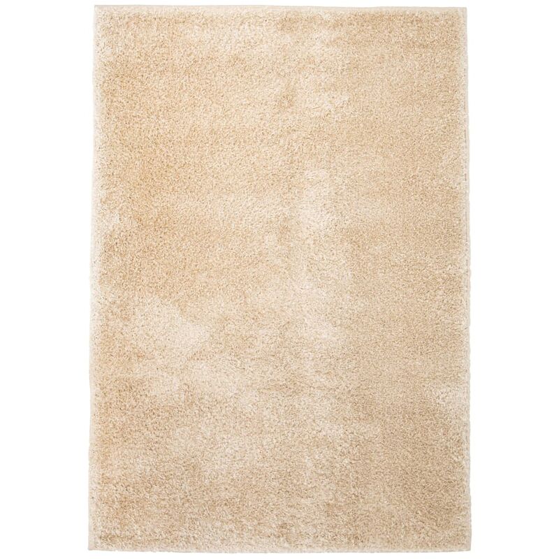 

vidaXL Alfombra Shaggy Peluda 140x200 cm Beige - Beige