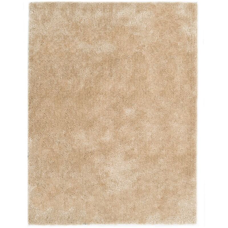 

Alfombra peluda beige 80x150 cm