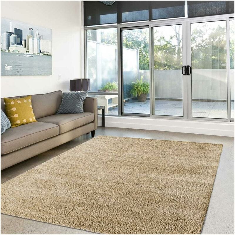 

Alfombra peluda Long suave suave táctil de las alfombras de la sala de estar o la habitación en UnAmourDeTapis - Beige