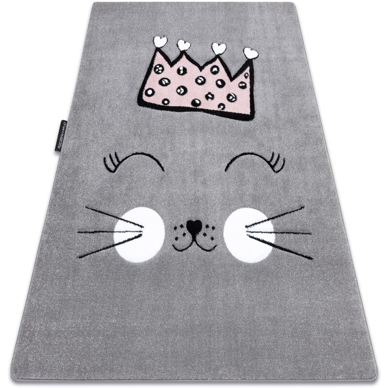 

Rugsx - Alfombra PETIT CAT GATO gris Tonos de gris y plata 200x290 cm