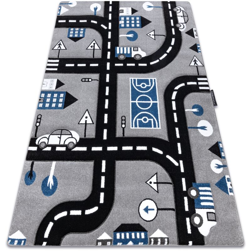 

Rugsx - Alfombra PETIT CITY PUEBLO CALLE gris Tonos de gris y plata 280x370 cm