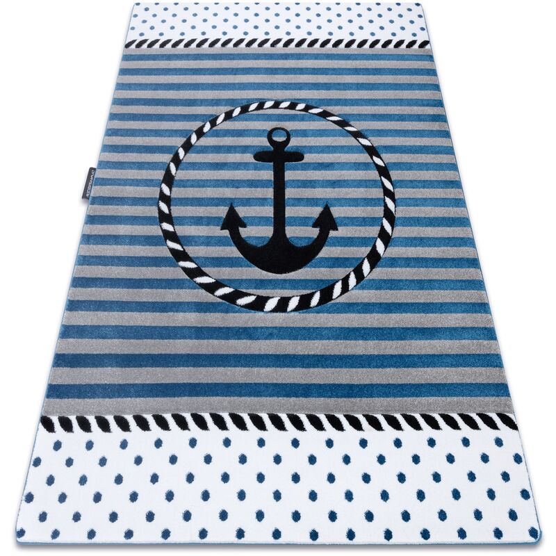 Rugsx - Alfombra petit marine ancla mar azul blue 180x270 cm