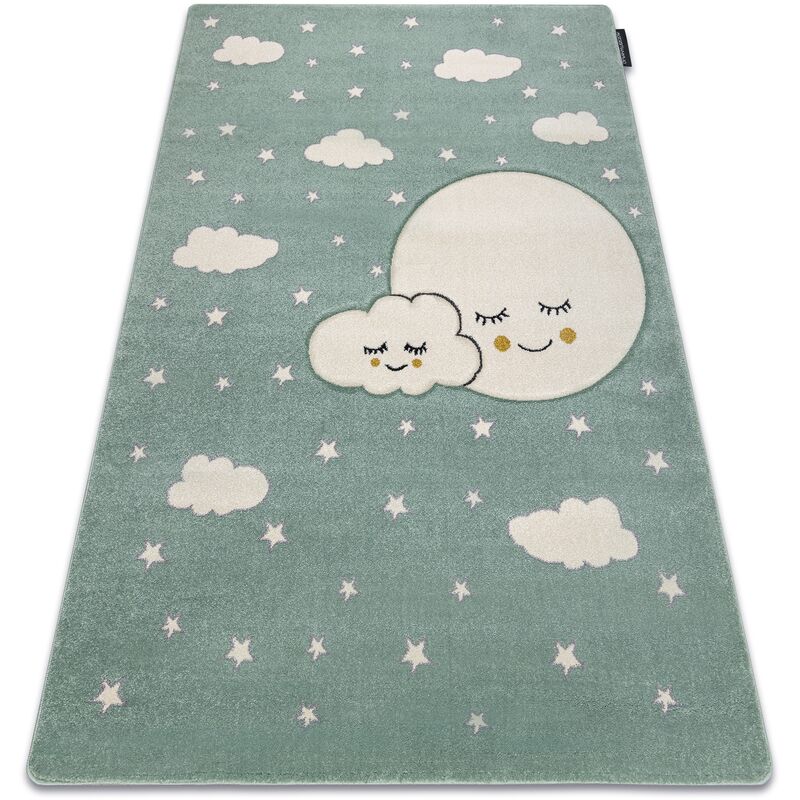 

Alfombra PETIT MOON estrellas, nubes verde Tonos de verde 200x290 cm