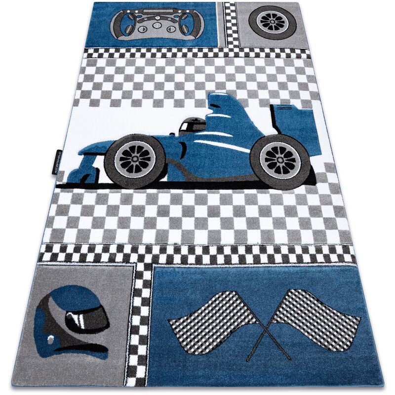 

Rugsx - Alfombra PETIT RACE CARRERA FORMULA 1 COCHE azul Tonos de azul 240x330 cm