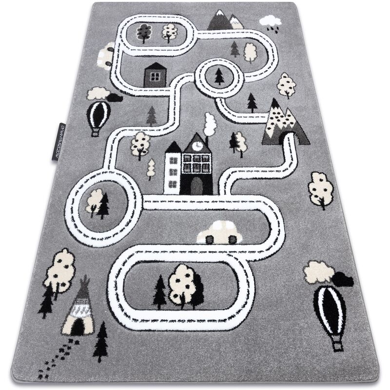 

Rugsx - Alfombra PETIT TOWN PUEBLO CALLE gris Tonos de gris y plata 180x270 cm