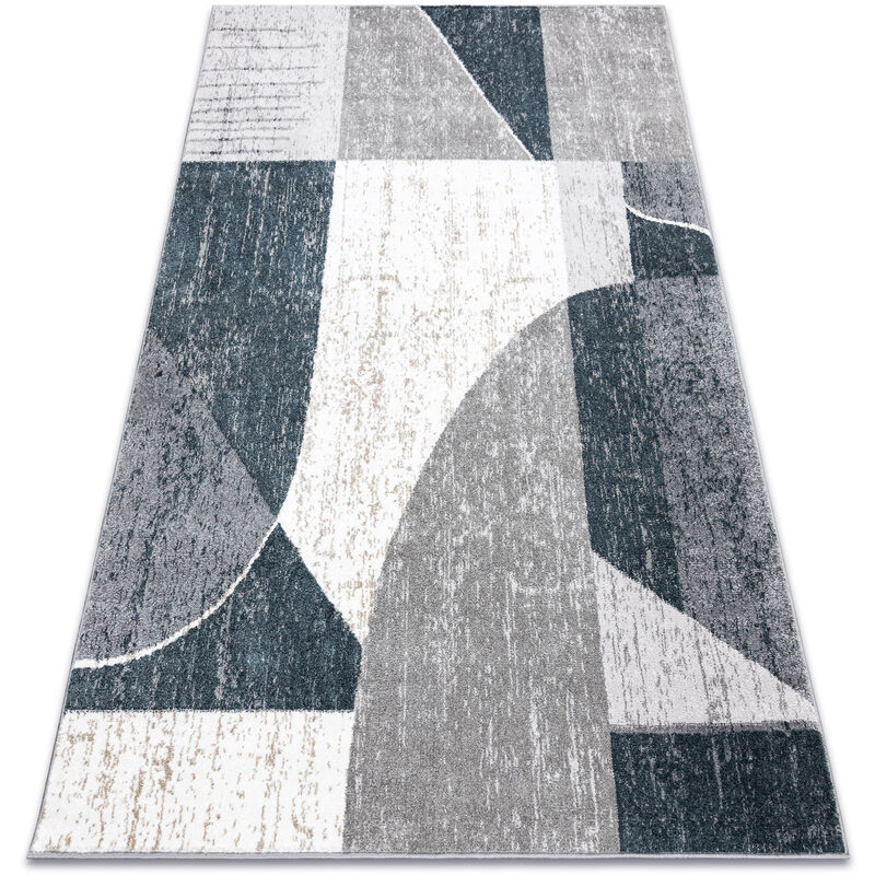 

Rugsx - Alfombra POLI 8408A Geométrico blanco / gris Tonos de gris y plata 120x170 cm