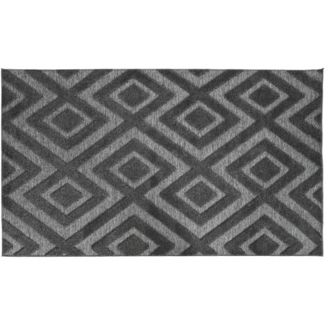 Alfombra Poliester 175X100X1 350 Gsm Gris Oscuro