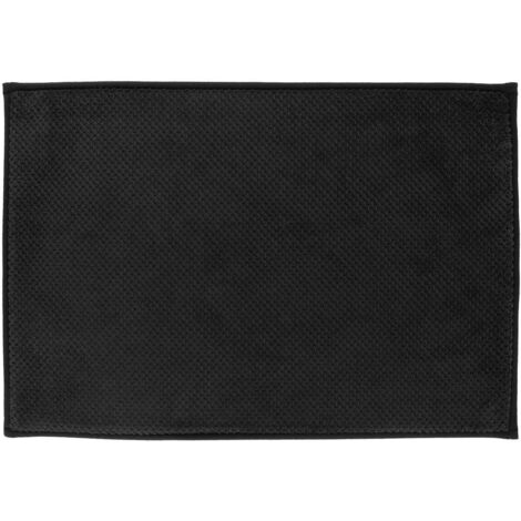 Alfombra poliéster 40x60 cm - negro - Tendance