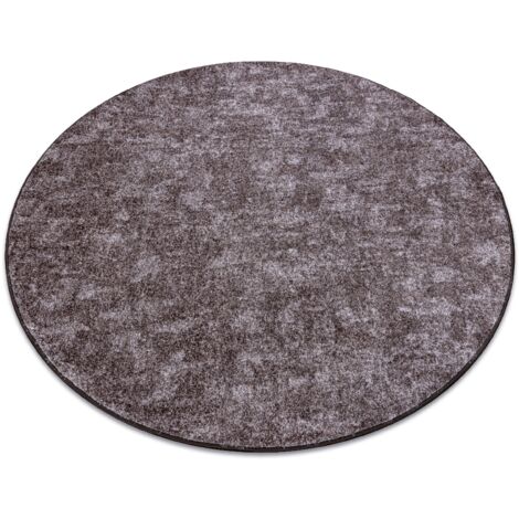 Alfombra POZZOLANA círculo marrón 44 brown circulo 100 cm