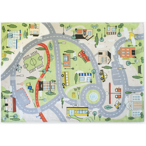 ALFOMBRA PUEBLO ENERGIAS RENOVABLES 120X170CM