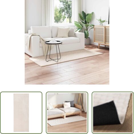 Alfombra rectangular -  Alfombras de área Rectangular SIROLO Beige 150 x 80 cm