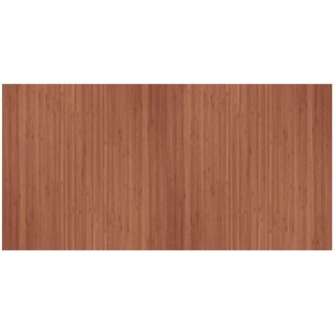 Alfombra rectangular bambú marrón 100x200 cm vidaXL